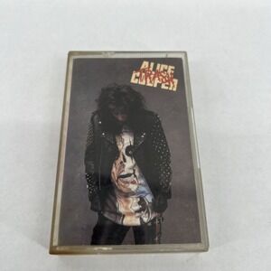 Alice Cooper Trash 1989 Vintage Cassette Tape 80's Hard Rock/Heavy Metal